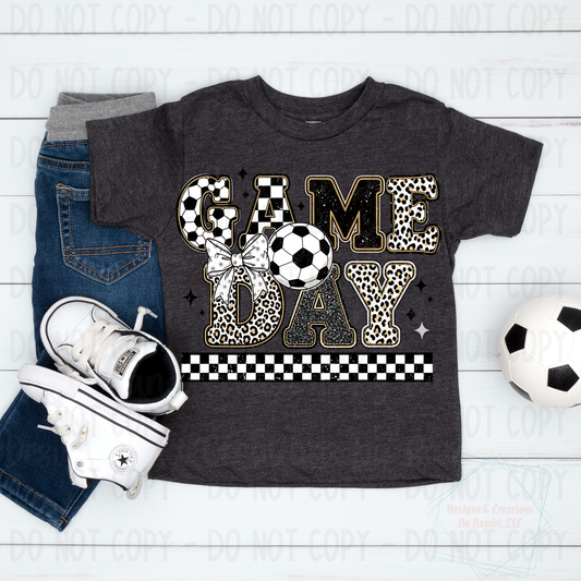 Game Day Soccer Checkered Font