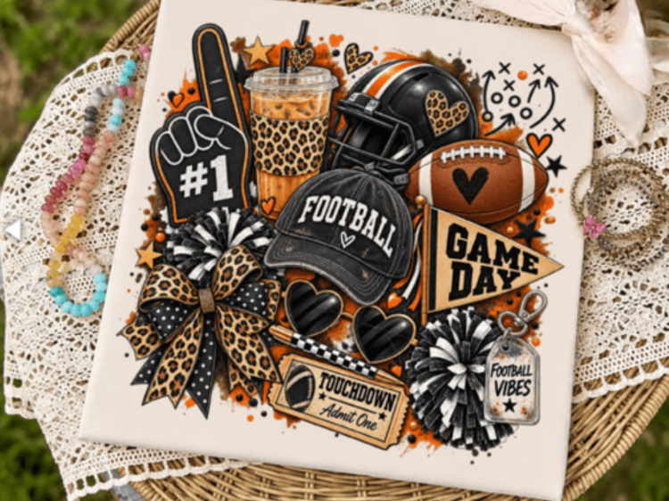 Game Day Orange and Black