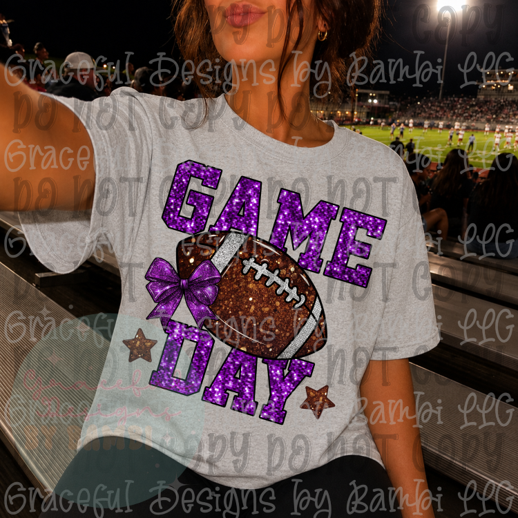 Faux Sequin/Glitter Game Day Collection