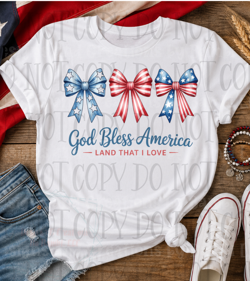 God Bless America with Bows