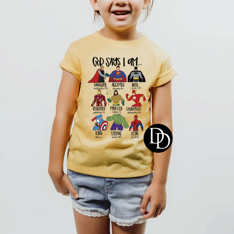 GOD Says I Am (Superhero)