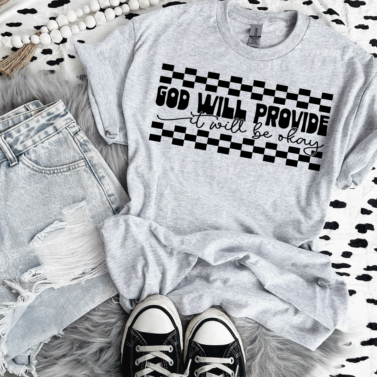 God Will Provide Black Font