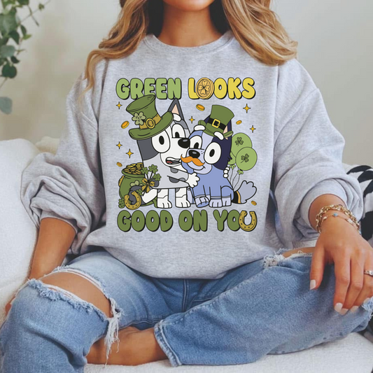 Green Looks Good On You St. Patrick's Blue Heeler