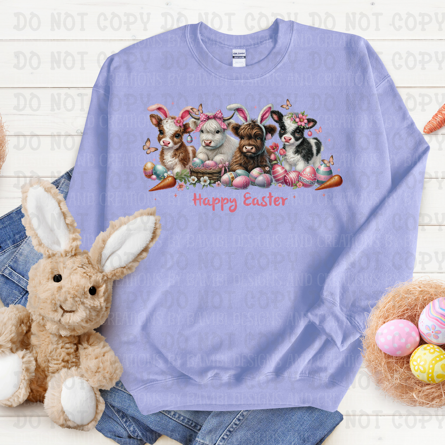 Happy Easter with Highland Cows