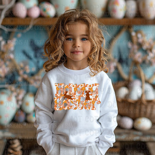 Happy Easter Retro Floral