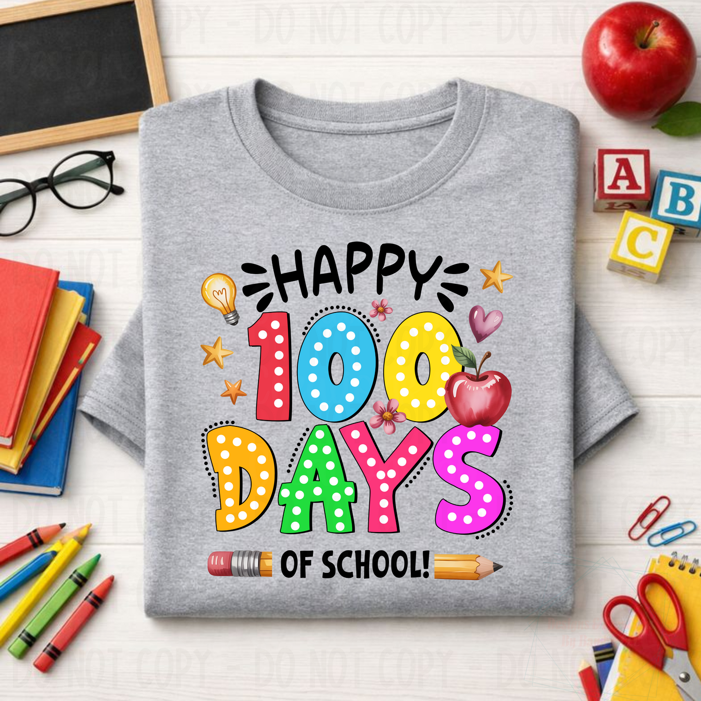 Happy 100 Days of School Dalmation Dots