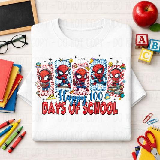 Happy 100 Days of School with Spidey