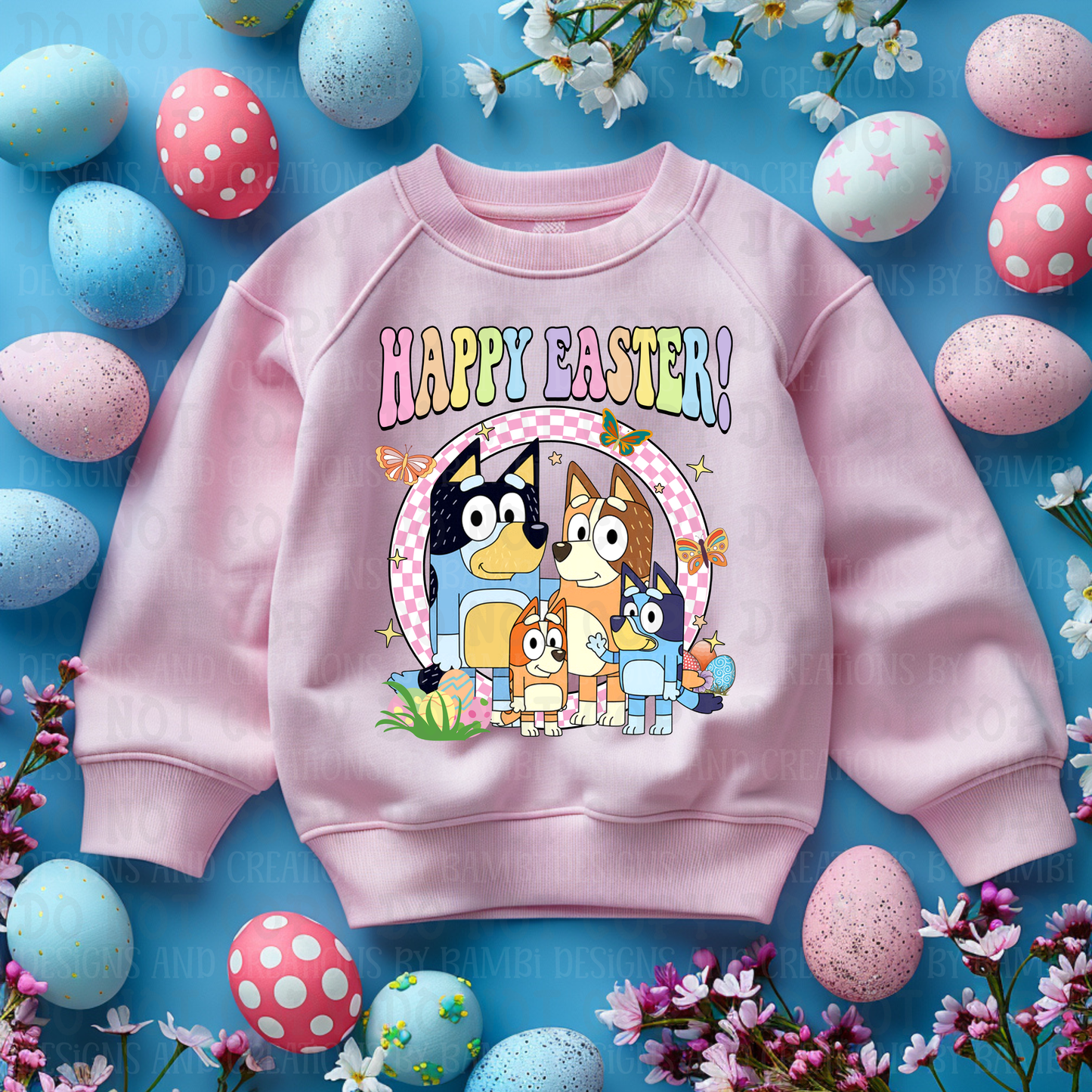Happy Easter Bluey Family