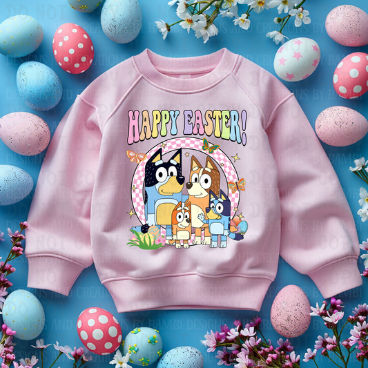 Happy Easter Bluey Family