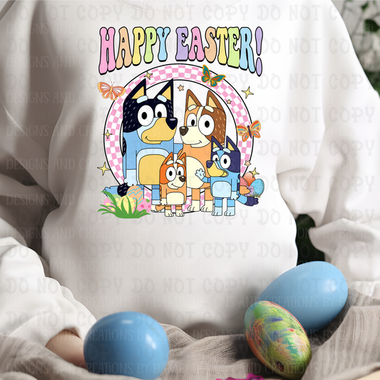 Happy Easter Bluey Family