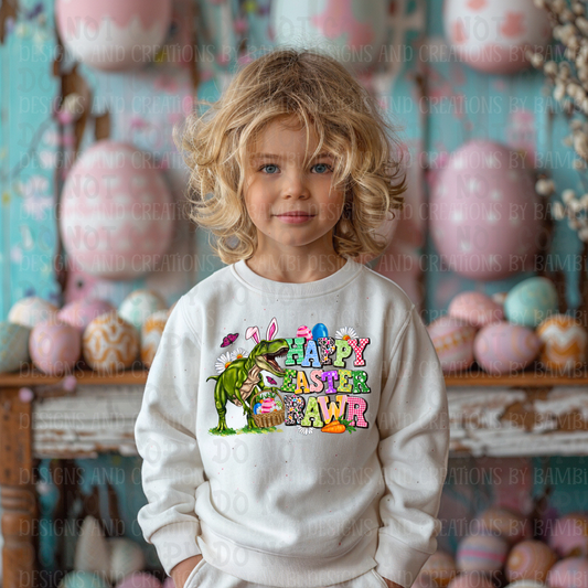 Happy Easter Rawr Dino