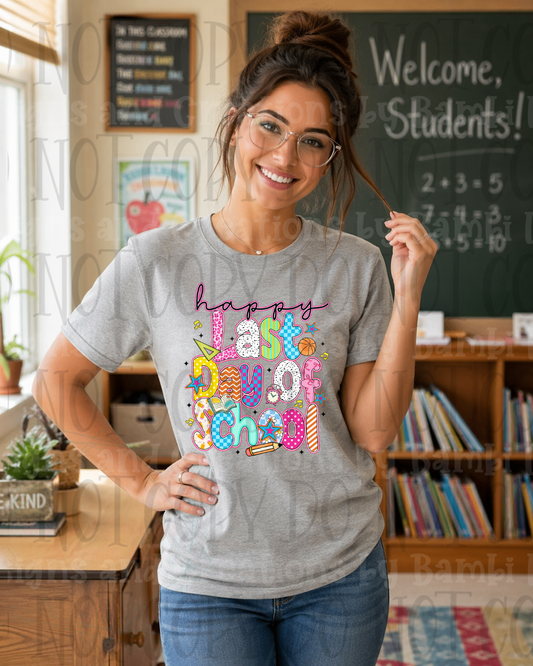 Happy Last Day of School Pastel