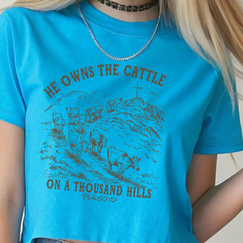 He Owns The Cattle Brown Font