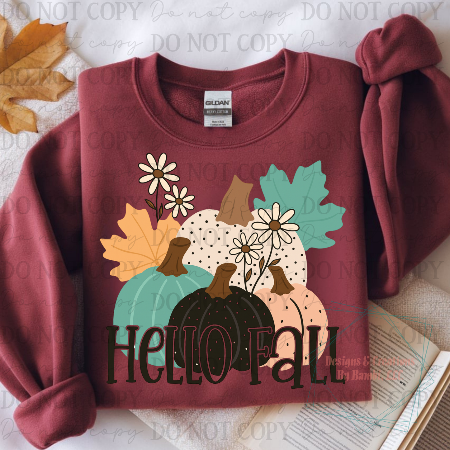 Hello Fall with Pumpkins