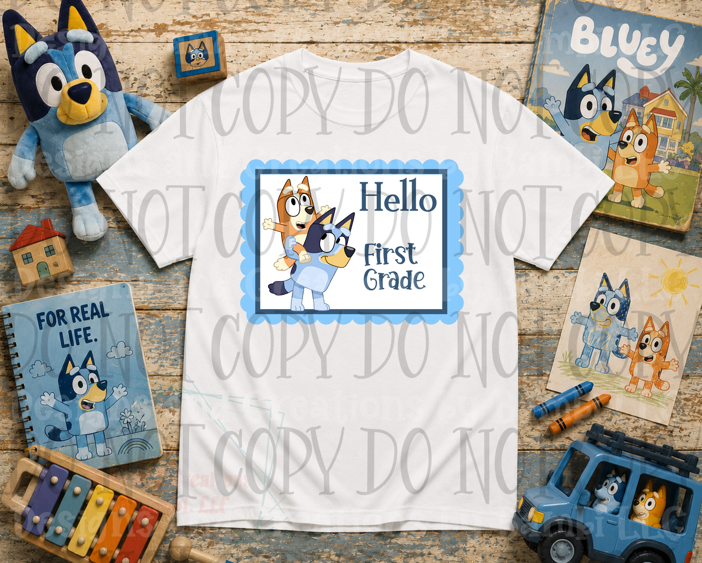 Hello Grade Bluey School Collection