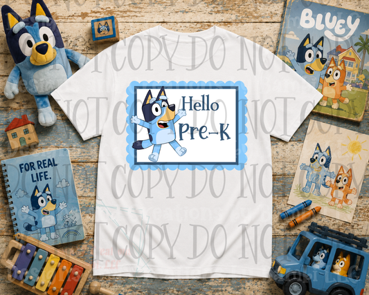Hello Grade Bluey School Collection