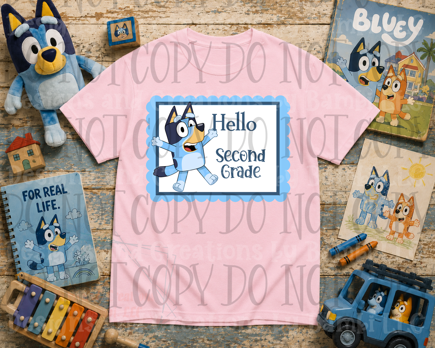 Hello Grade Bluey School Collection