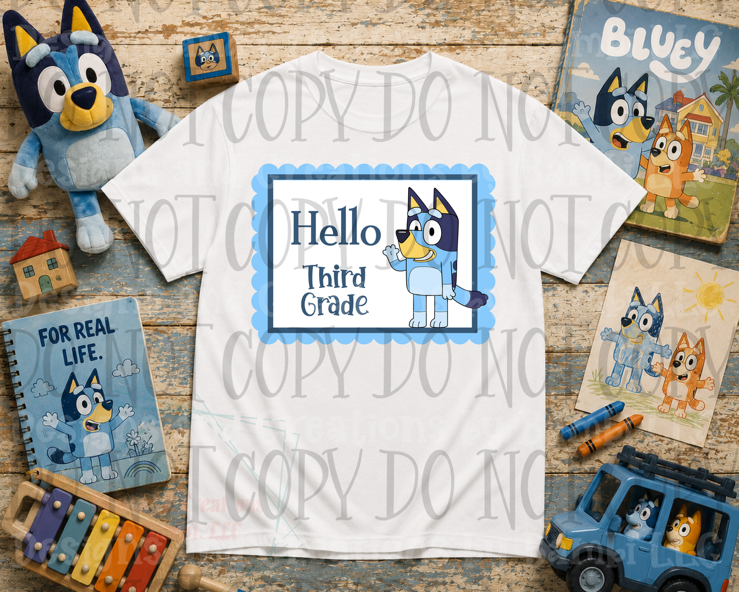 Hello Grade Bluey School Collection