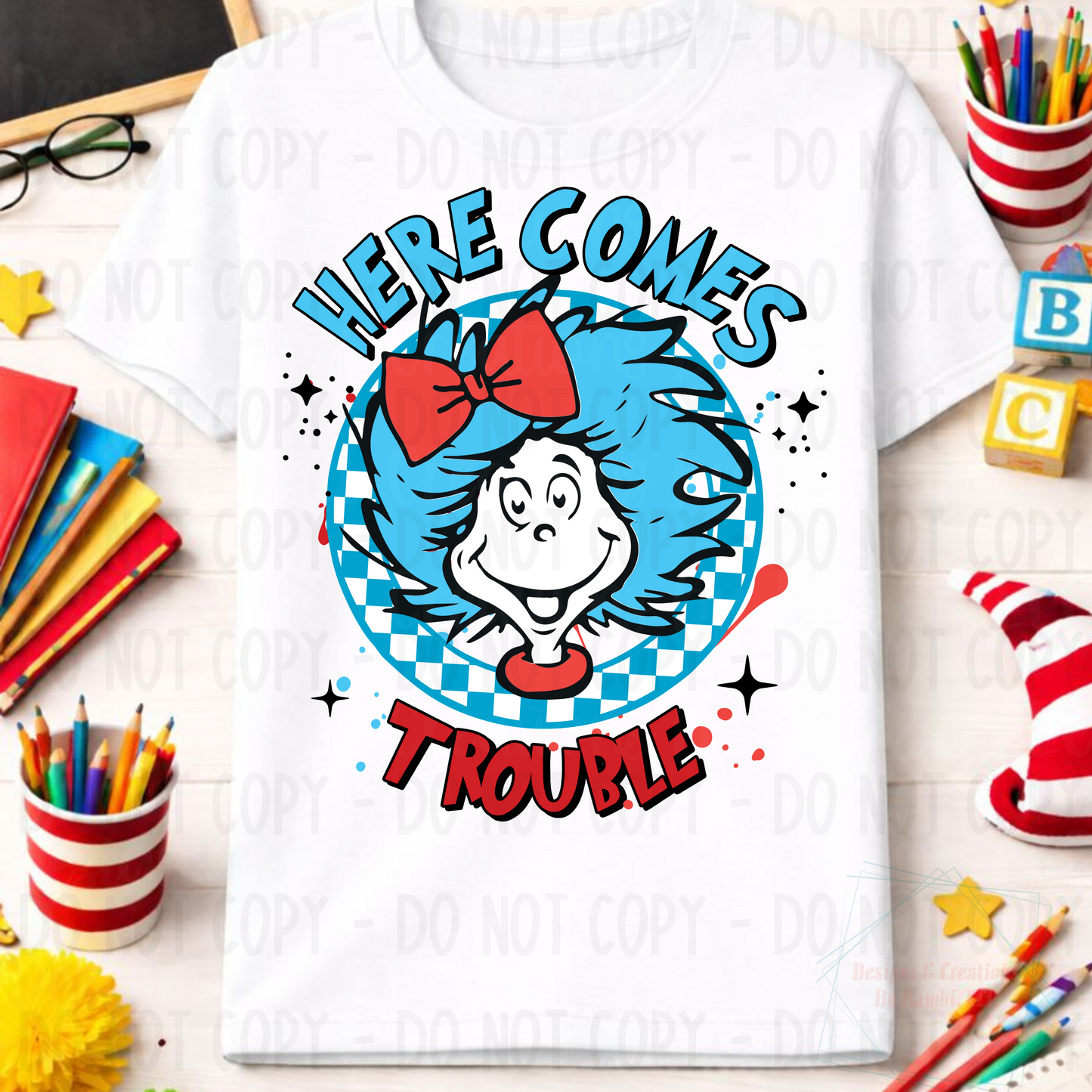 Here Comes Trouble Girl