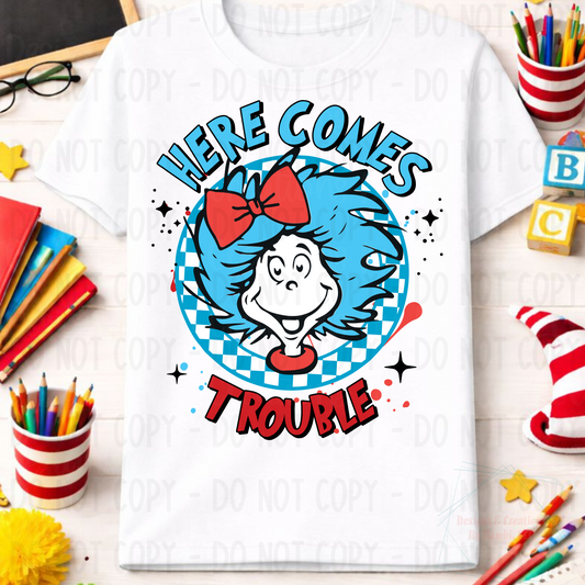 Here Comes Trouble Girl