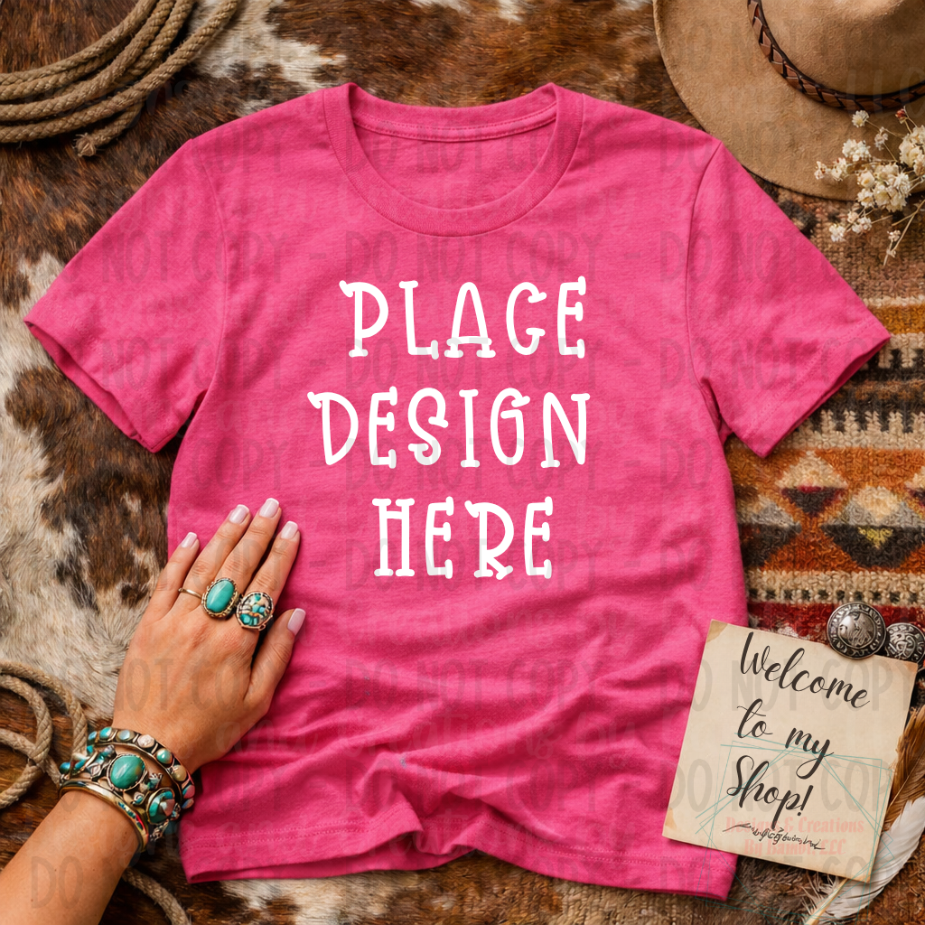 Rustic Western Style Gildan Apparel Mock Ups