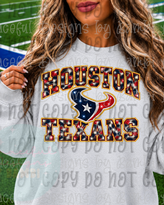 Faux Embroidery Mosaic-Camo Football Teams and Logo Collection