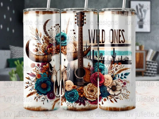 Wild Ones 20 oz Skinny Sublimation Tumbler