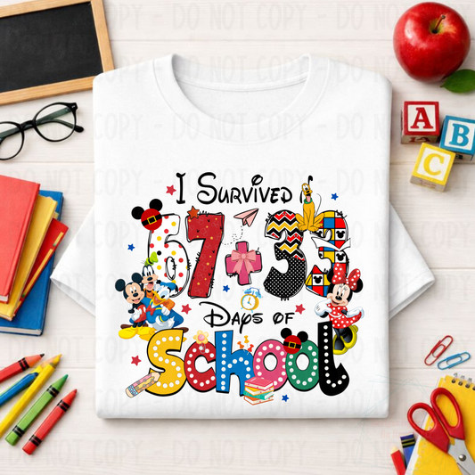 I Survived 67+33 Days of School Disney