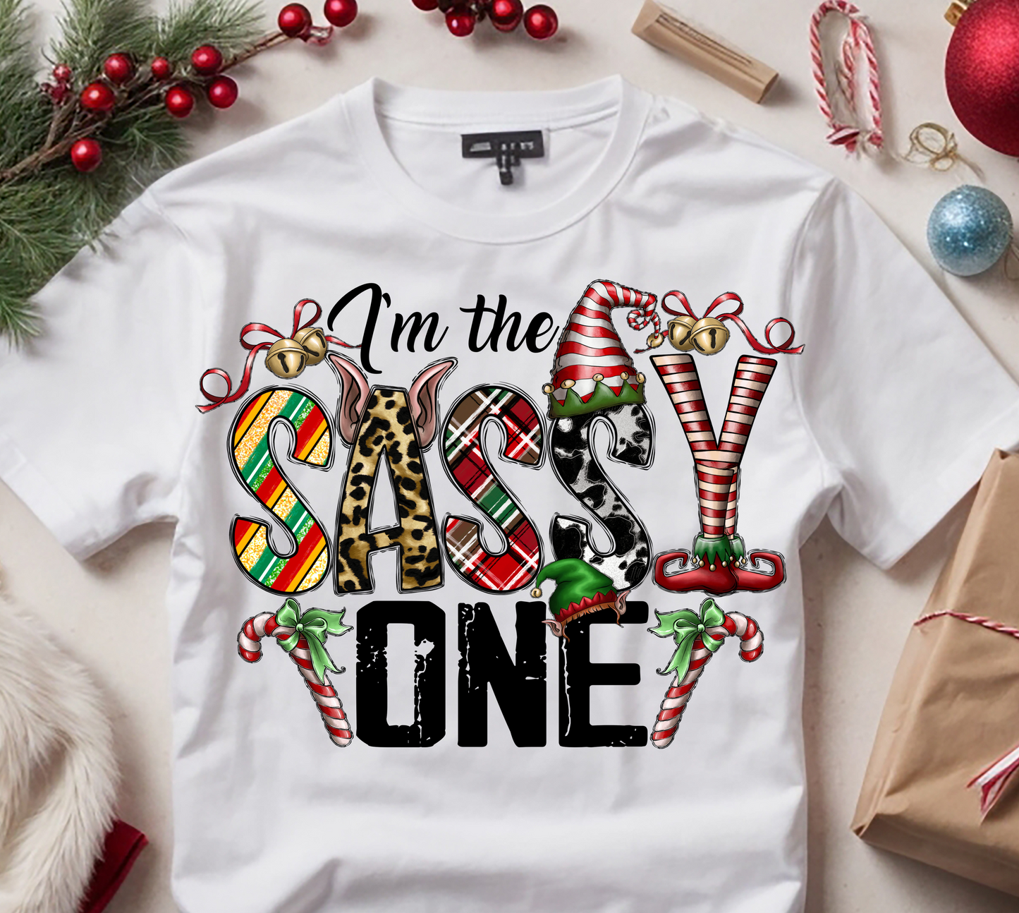 I'm the Sassy One with Candy Canes