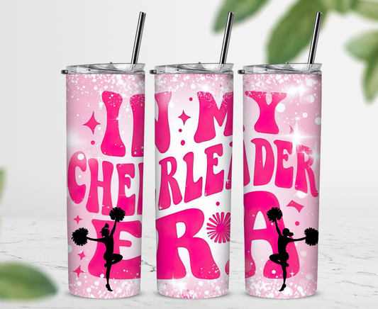 Im My Cheerleader Era 20 oz Skinny Sublimation Tumbler