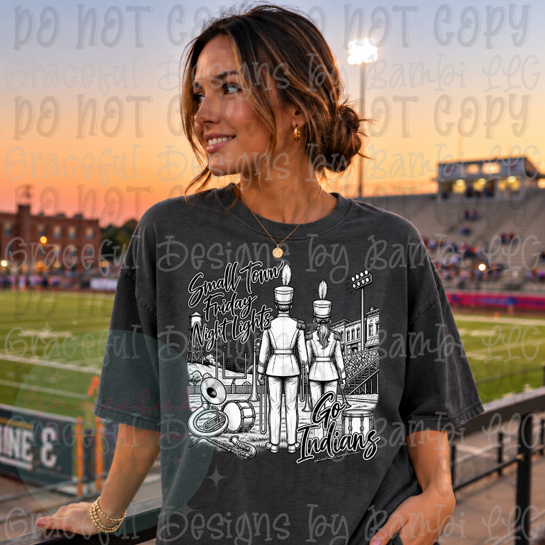 Halftone Friday Night Lights Local School Collection