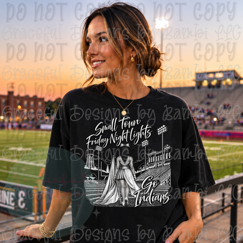 Halftone Friday Night Lights Local School Collection
