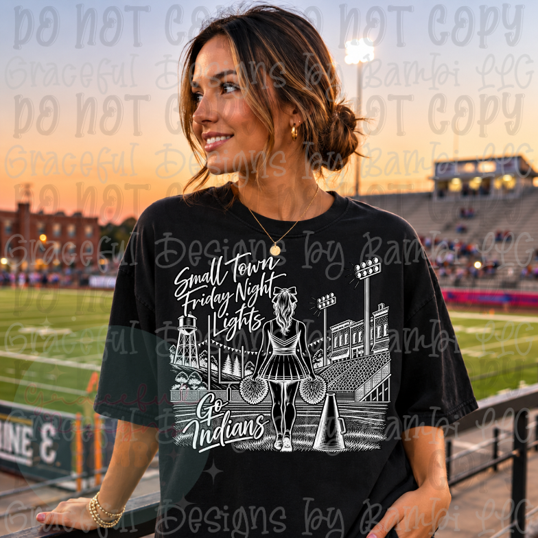 Halftone Friday Night Lights Local School Collection