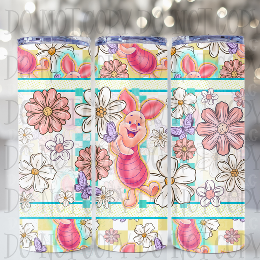 it's A Springtime Piglet 20 oz Skinny Sublimation Tumbler