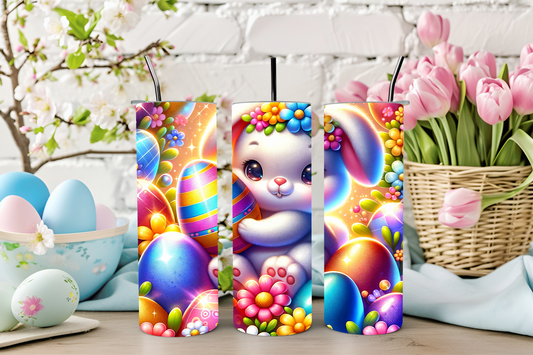 A Collection of A Variety of Easter Themed 20oz Sublimation Tumblers