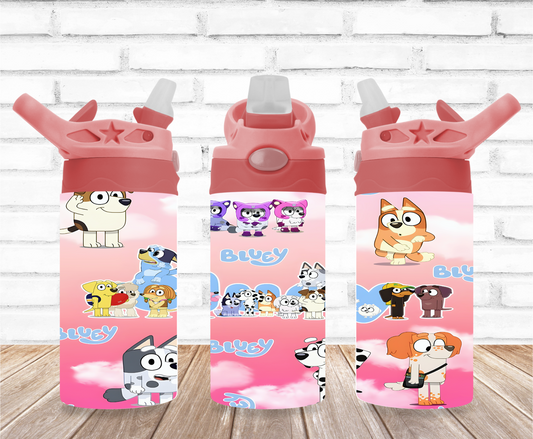 Its Bluey 12oz Flip Top Sublimation Tumbler