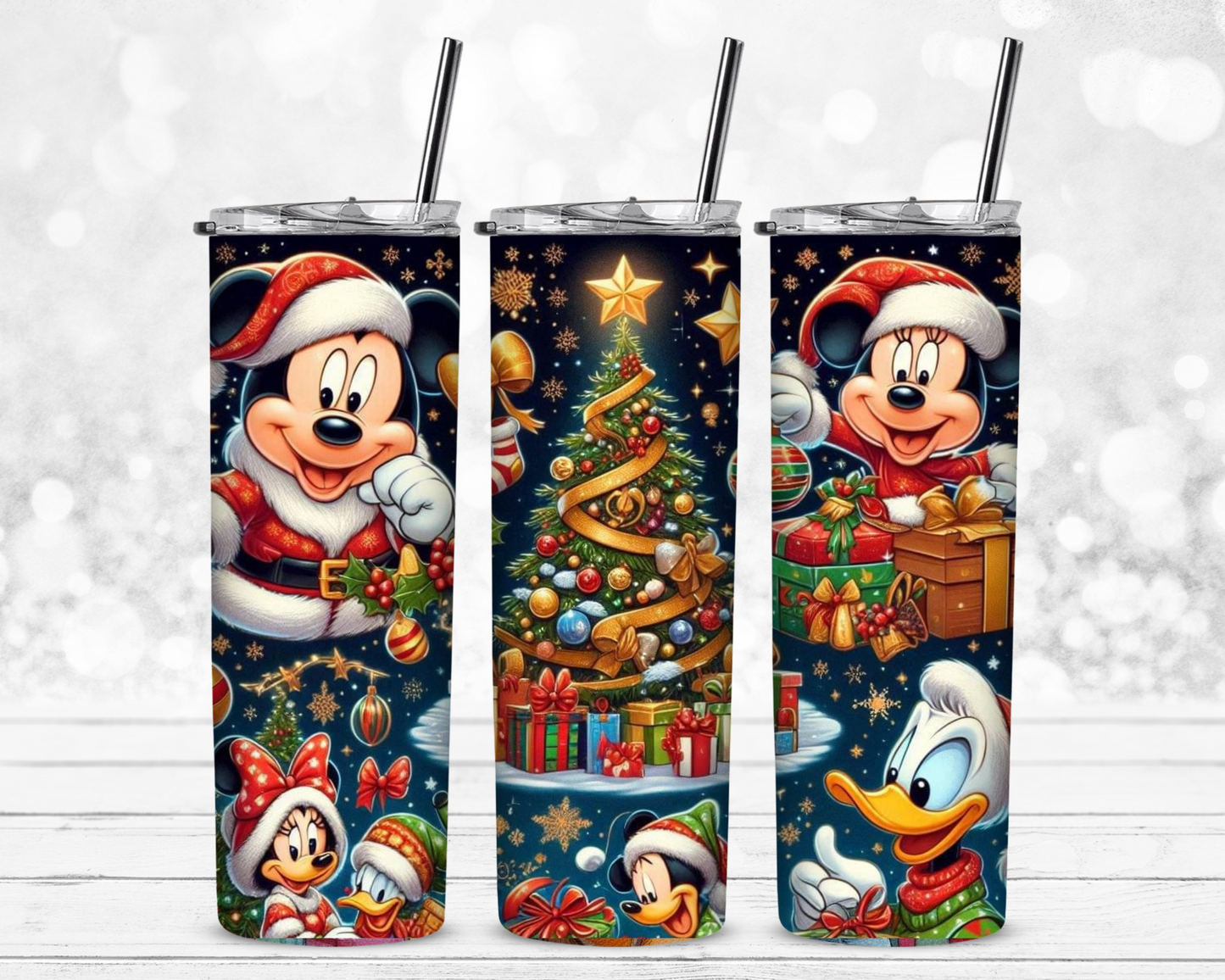 It's A Magical Christmas 20 oz Skinny Sublimation Tumbler