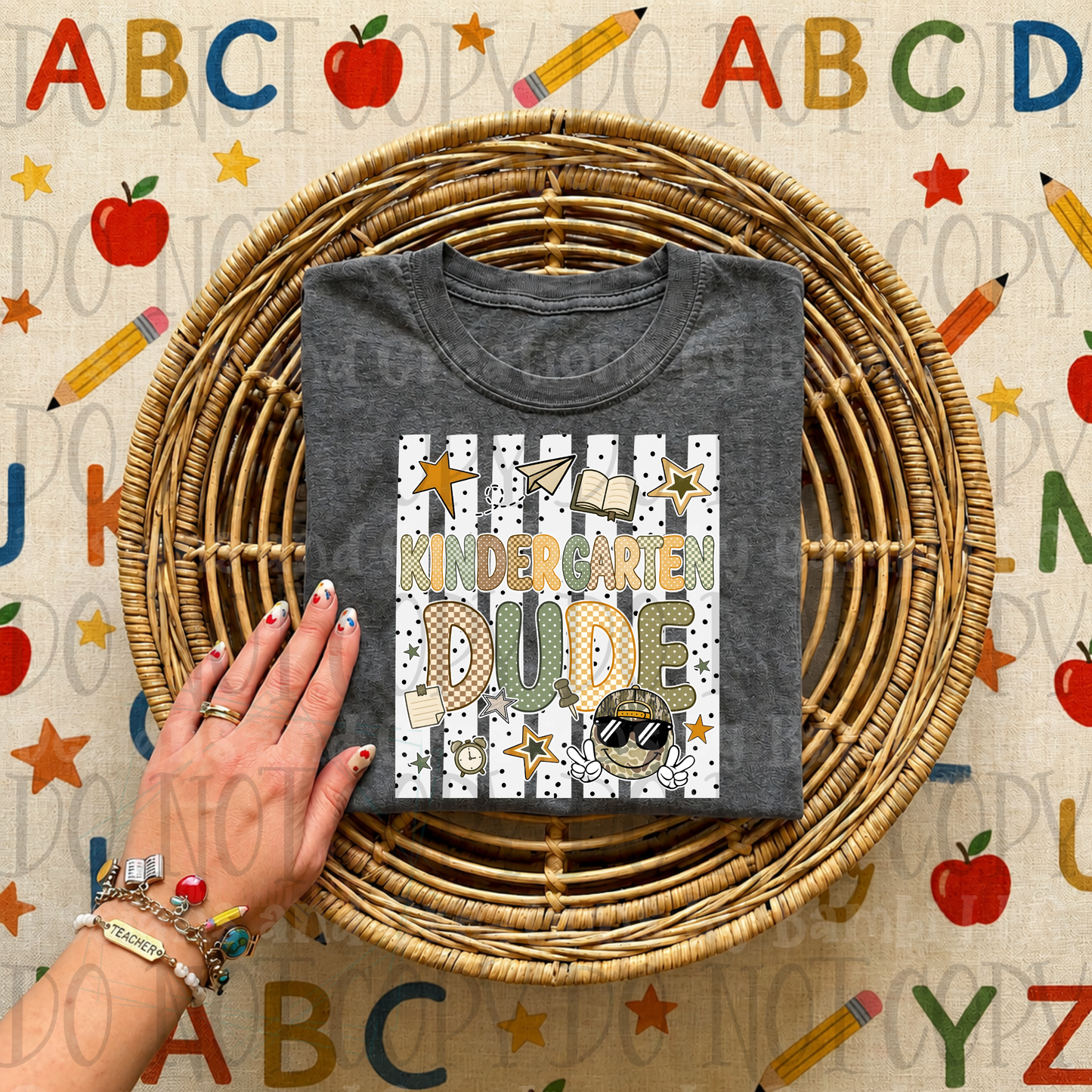 Retro Stripes and Multi Font School Grade Collection
