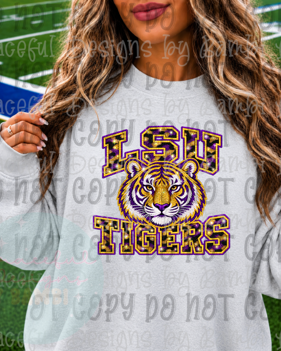 Faux Embroidery Mosaic-Camo Football Teams and Logo Collection