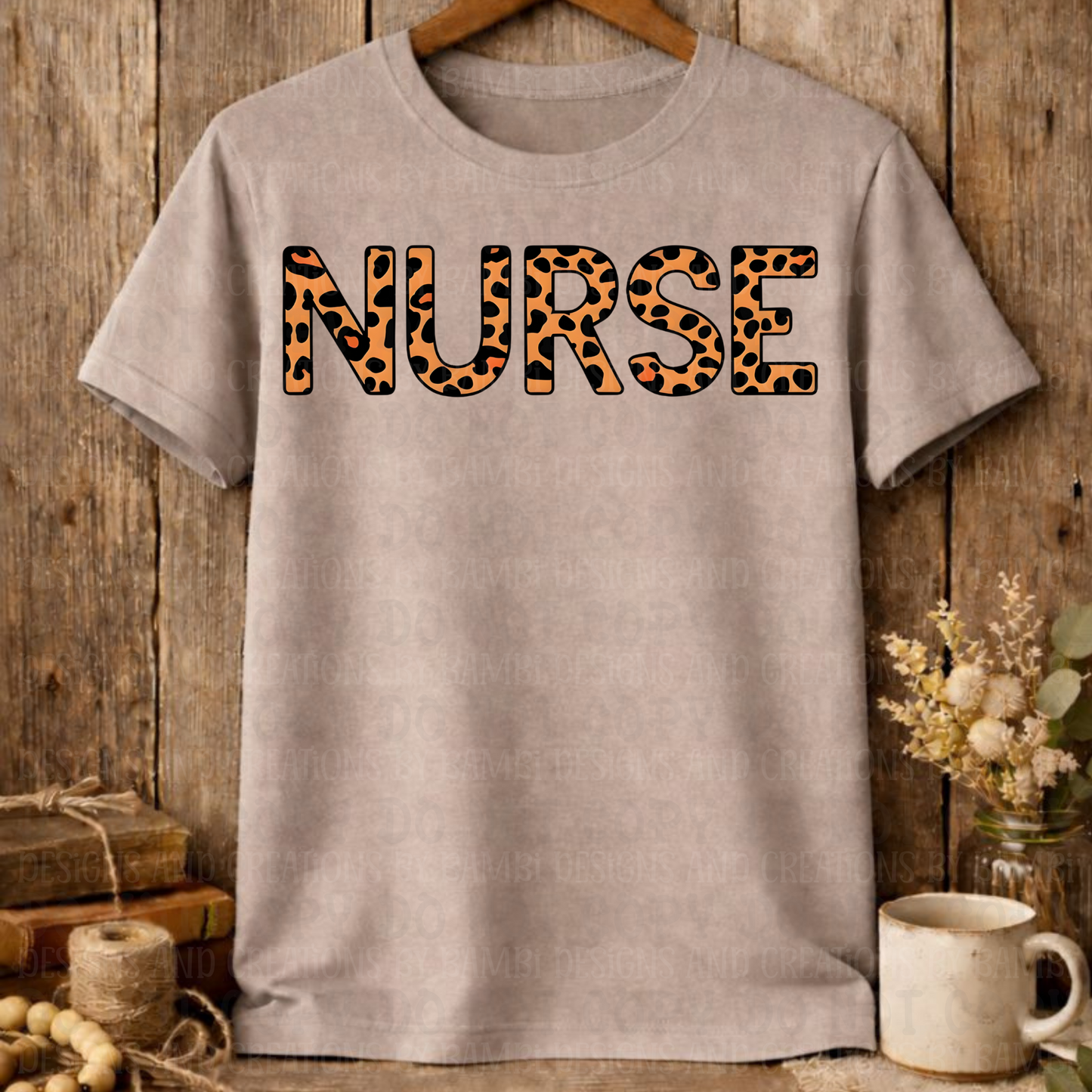Leopard Font Nurse
