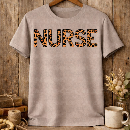 Leopard Font Nurse