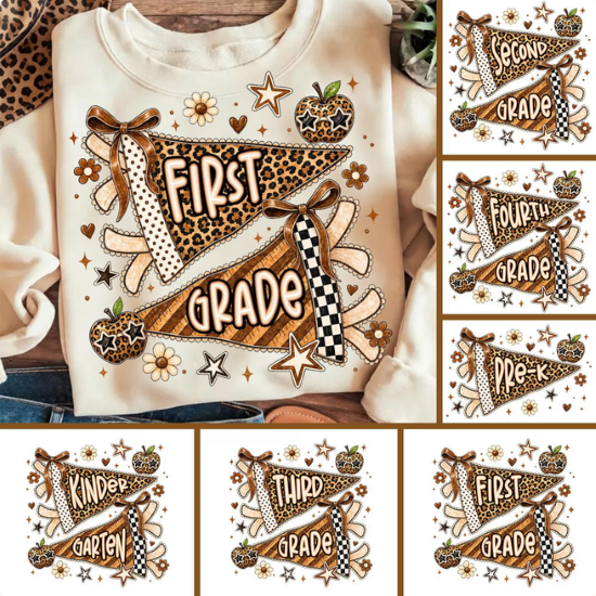 Leopard Pennant Back to School Collection