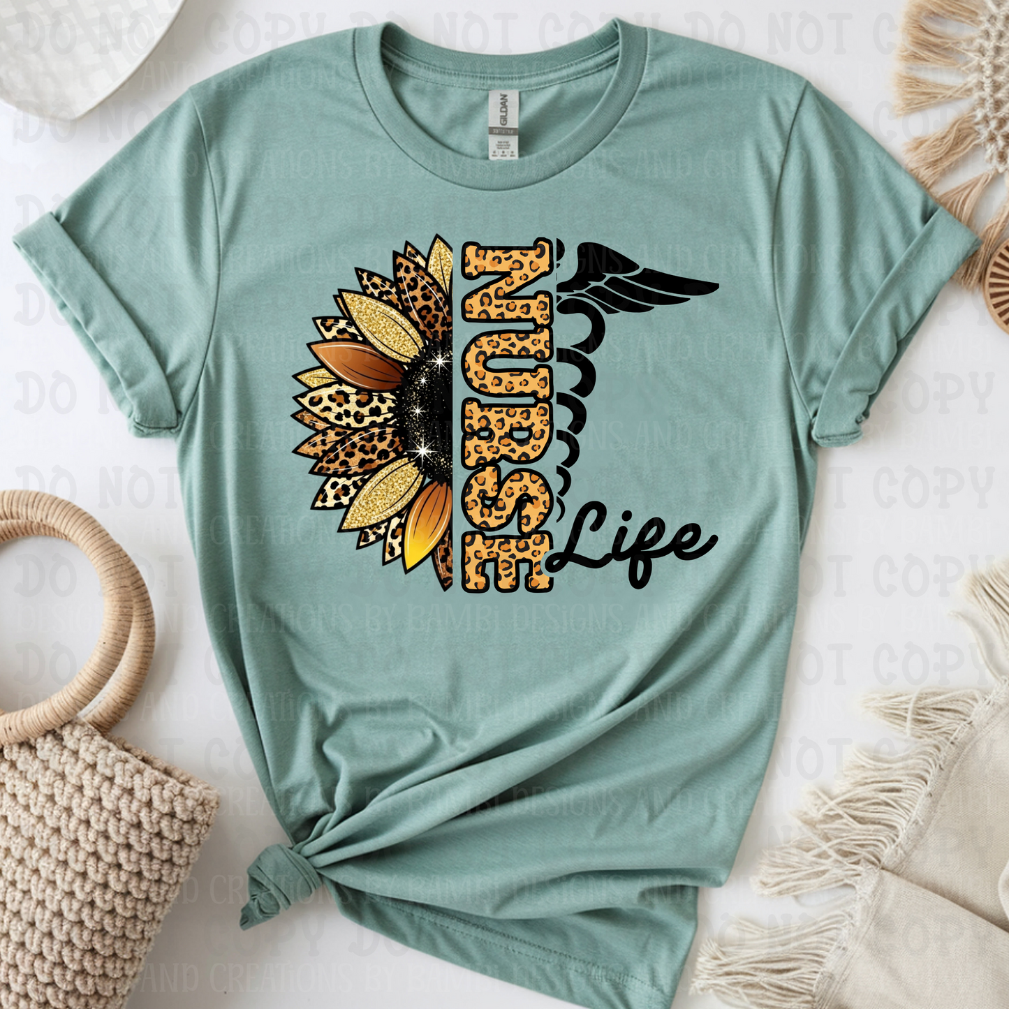 Leopard Sunflower Nurse Life