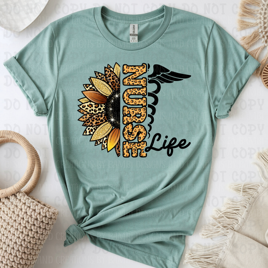 Leopard Sunflower Nurse Life