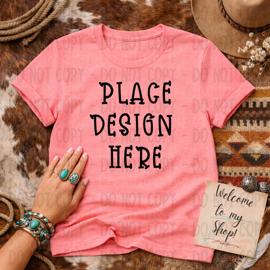 Rustic Western Style Gildan Apparel Mock Ups