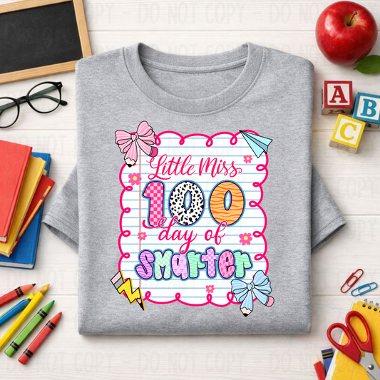 Little Miss 100 Day of Smarter