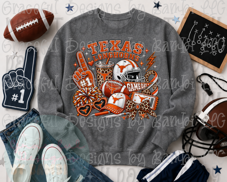 Faux Embroidery/Glitter Mascot Collection
