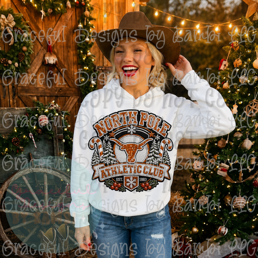 Faux Embroidered North Pole Football Collection