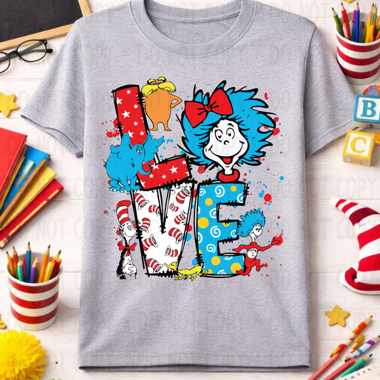 Love Dr. Suess with Girl