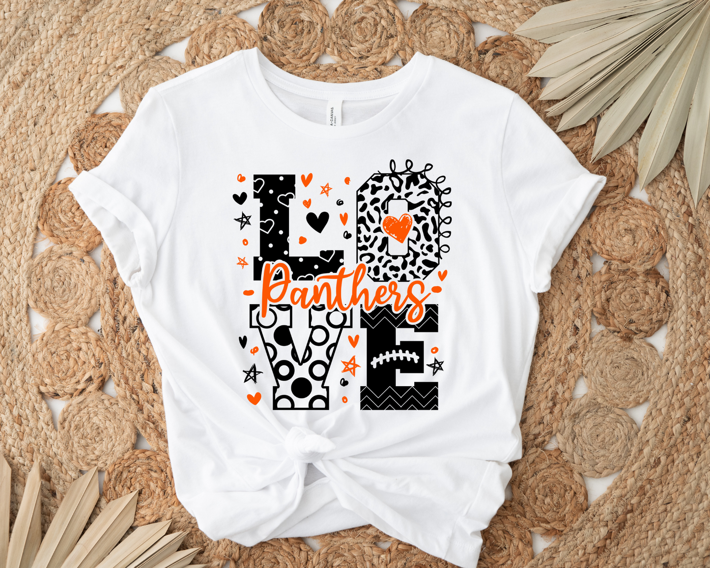 Love Panthers in Black and Orange